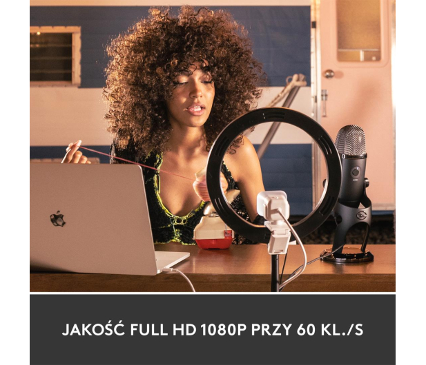Logitech StreamCam Biały - 577266 - zdjęcie 7